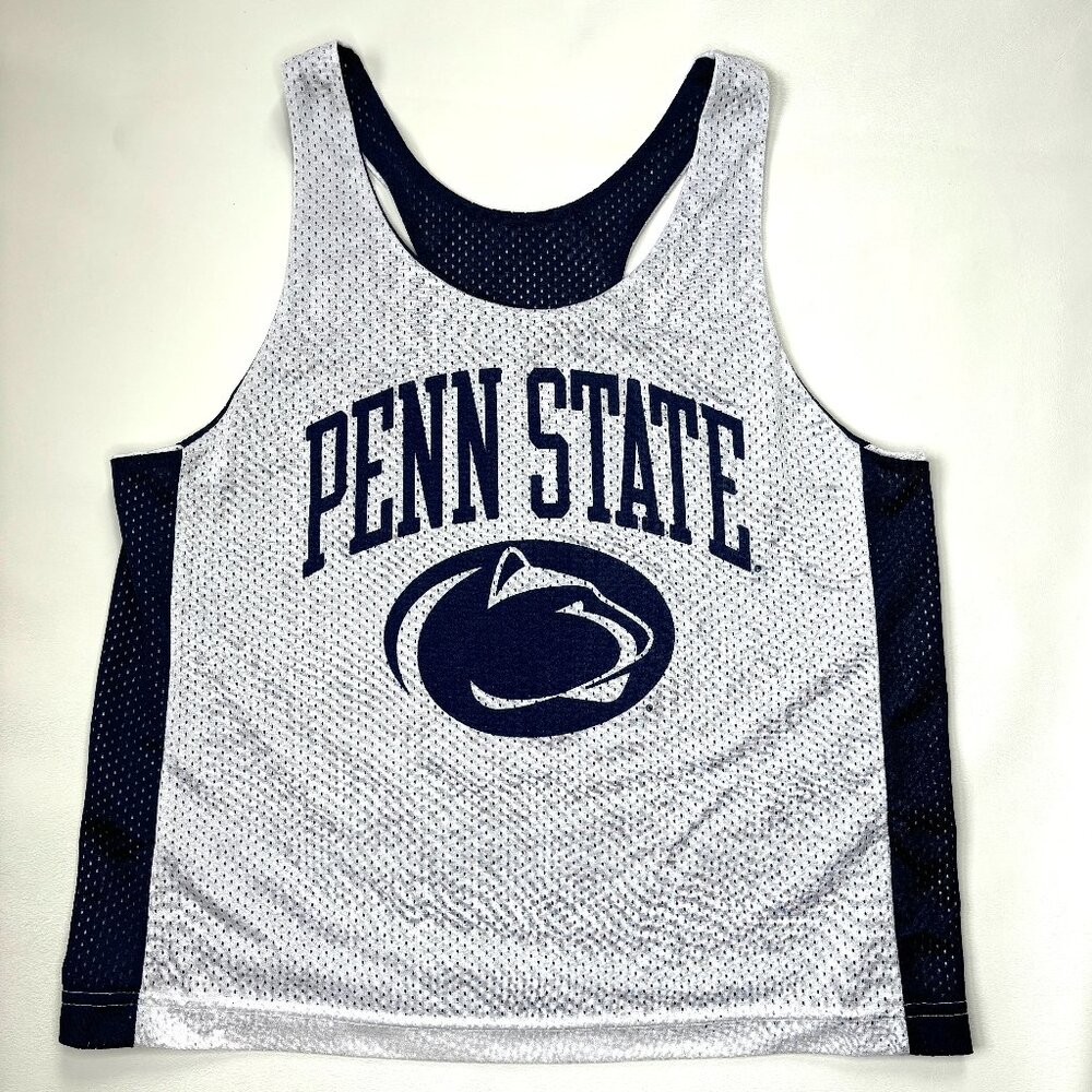 League Reversible Penn State Tank Top Mesh Size Medium - Picture 3 of 9